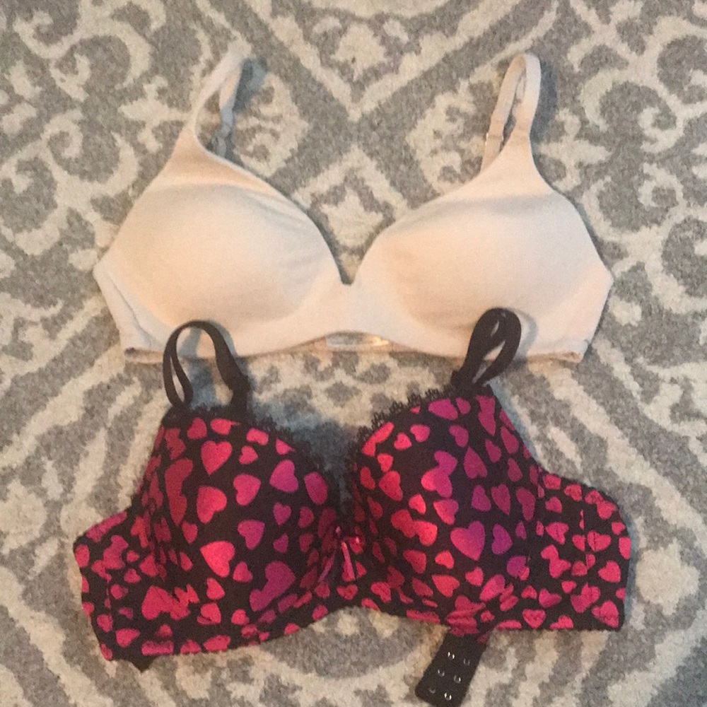 Victoria Secret & Honeydew bras, size 34C and 36C